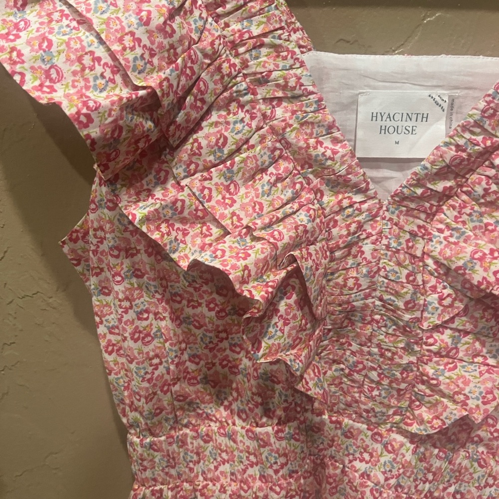Hyacinth House Pink Ruffled Mini Dress - Picture 8 of 8